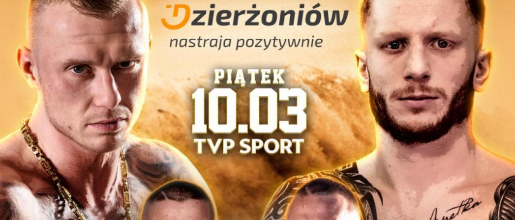 Sylwetki dwóch bokserów stojących obok siebie