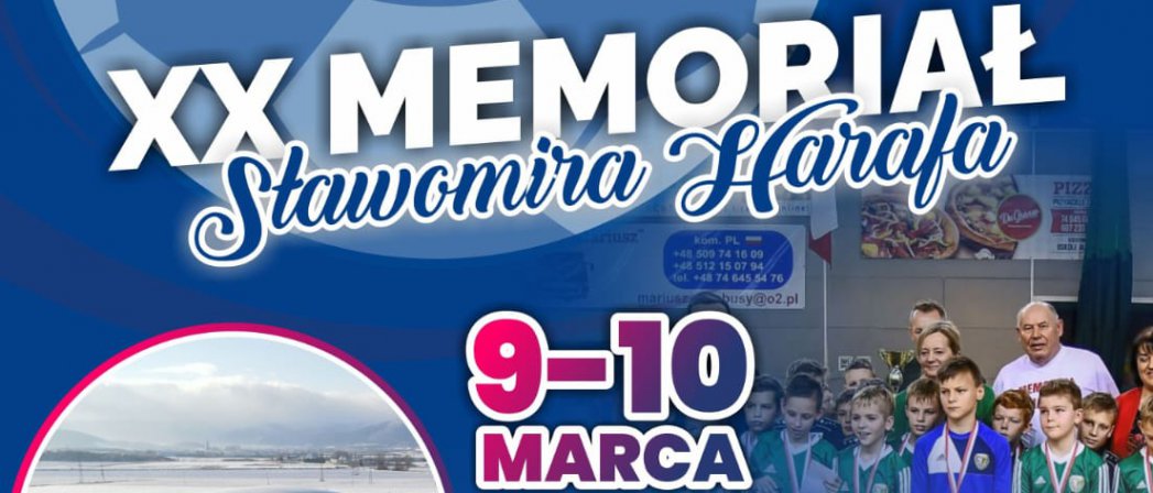 Napis XX Memoriał Sławomira Harafa