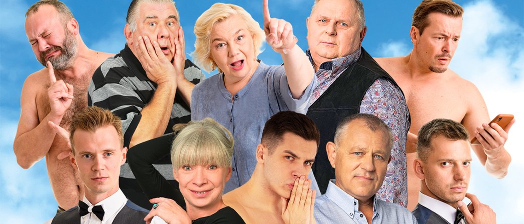 Zdjęcie aktorów występujących w spektaklu