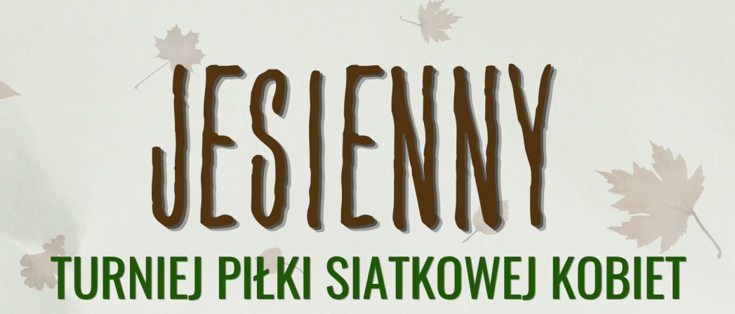 Plakat turnieju z informacjami podanymi w tekście