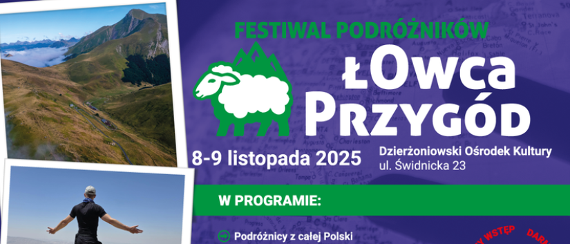 Plakat Festiwalu łOwca Przygód