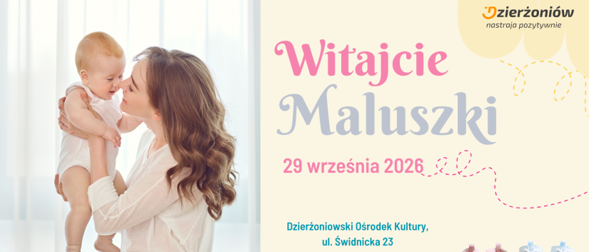 Grafika ozdobna, ze zdjęcem mamy trzymającej w rękach małe dziecko