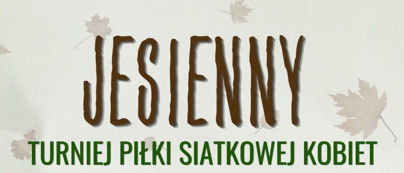 Plakat turnieju z informacjami podanymi w tekście